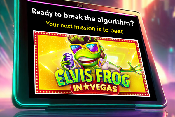 Elvis Frog in Vegas Slot